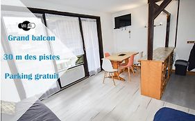 Relai S11 Grand et lumineux studio avec coin montagne 4-6 pers, 30m des pistes, grand balcon, DRAPS NON COMPRIS